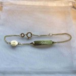 Taufarmband Gold mit Schutzengel